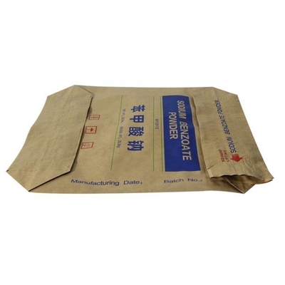l'emballage de ciment de 25kg 50kg met en sac la couleur du sac CMYK de valve de papier d'emballage