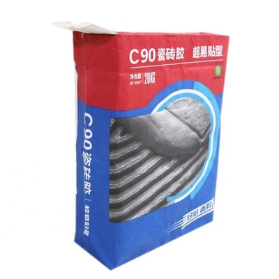 emballage de ciment de sacs en papier de Multiwall de valve collé par copie de 20kg 25kg Flexo