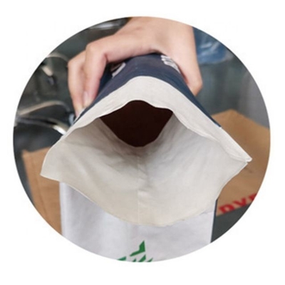 sacs en papier de Multiwall de valve collés par ciment de valve de papier de 25kg emballage écologiques