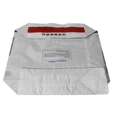 sacs en papier de Multiwall de valve collés par ciment de valve de papier de 25kg emballage écologiques