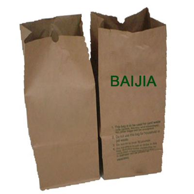 les grandes ordures de papier de détritus végétaux de sacs en papier de pelouse de 2ply Papier d'emballage mettent en sac étanche à l'humidité