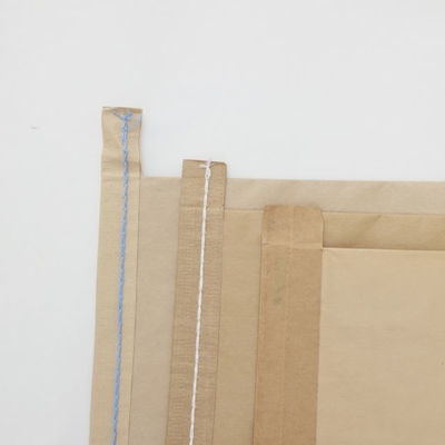 Sacs en papier ouverts cousus imprimés de empaquetage de Multiwall de bouche avec le logo