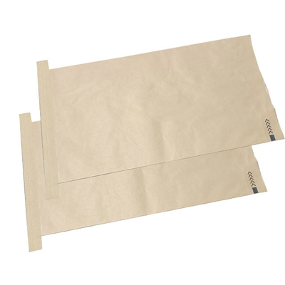 Sac d'emballage de papier de noix de coco de Brown de catégorie comestible pour le matériel 25kg 20kg de nourriture