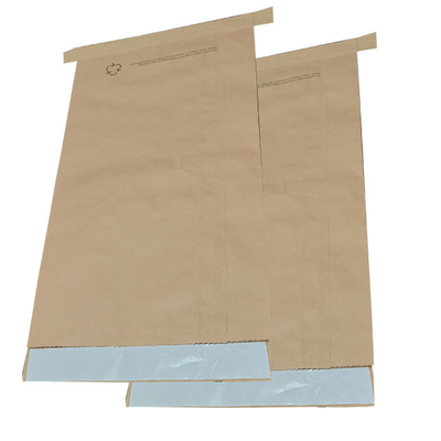 La bouche ouverte cousue de papier de Brown Multiwall met en sac la catégorie 25kg comestible