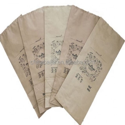Sacs en papier faits sur commande de pelouse et de jardin de taille blanche/utilisation extérieure de Brown