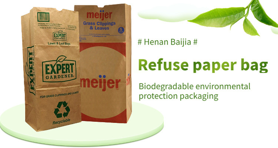 Sacs d'emballage en papier kraft imprimés sur mesure 7 couleurs Fermeture et forme sur mesure