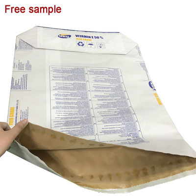 SGS / FDA / ISO9001 Sacs en papier à plusieurs parois Taille personnalisable