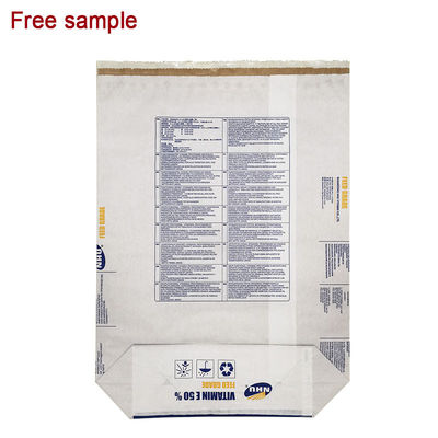 SGS / FDA / ISO9001 Sacs en papier à plusieurs parois Taille personnalisable