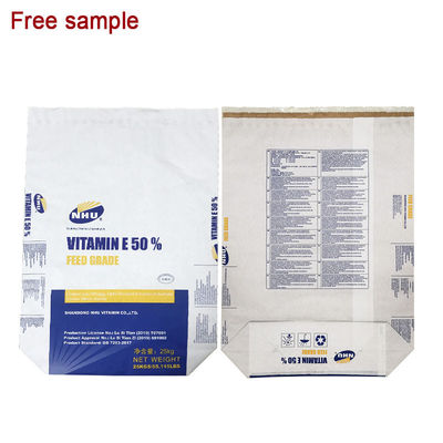 SGS / FDA / ISO9001 Sacs en papier à plusieurs parois Taille personnalisable