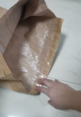 Sacs en papier bruns étanches à la chaleur Emballage fiable et écologique