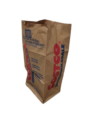 Des sacs en papier de 30 gallons, imperméables à l'eau, sur mesure pour les entreprises