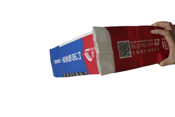 Sacs en papier multicouche à taille personnalisée avec soupape et imprimante