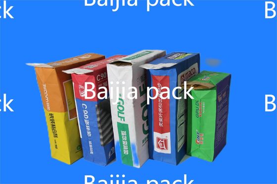 Sacs en papier industriel à plusieurs parois avec soupape et stratification