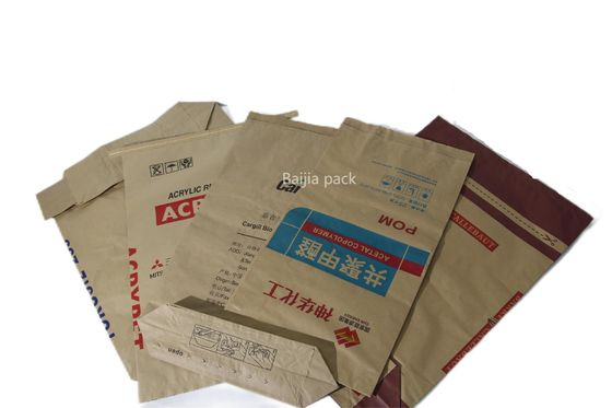 Matériau alimentaire Sacs en papier kraft multicouches multifonctionnels