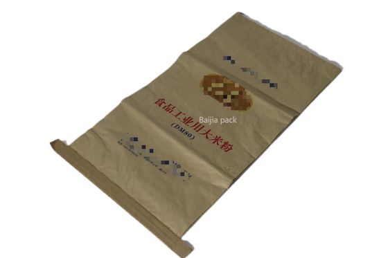 Sacs multicouverts de 60x40x10 cm pour l'alimentation animale / emballage additif