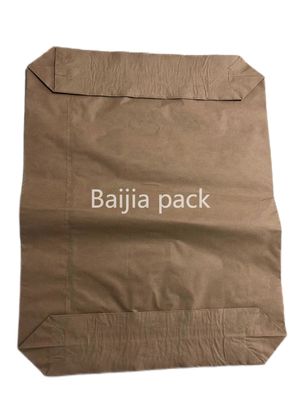 Conception personnalisée Sacs en papier industriel Fermeture de joint thermique Solution d'emballage fiable