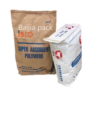 Épaisseur Sacs en papier industriel personnalisés, sacs en papier à parois multiples