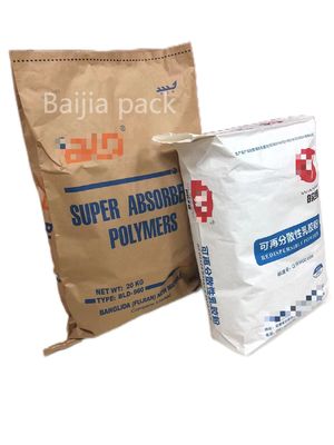 Épaisseur Sacs en papier industriel personnalisés, sacs en papier à parois multiples