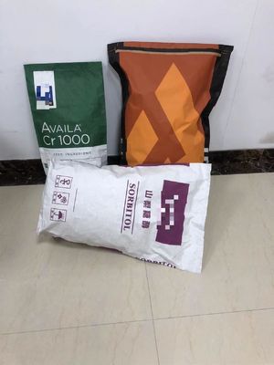 20 kg de sacs en papier à fond de pinceau avec capacité accepter personnalisé et fermeture