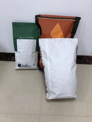 Méthode d'impression flex 50 kg Sacs de papier à fond pincé personnalisé disponible