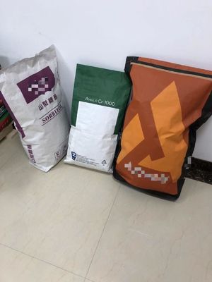 Besoins d'emballages pour aliments pour animaux/additifs avec sacs en papier à fond pincé et capacité personnalisée