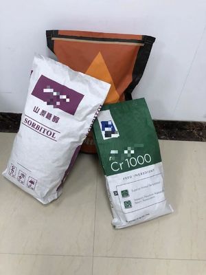 Solution d'emballage additif alimentaire avec sacs en papier à fond pincé et accepté sur mesure