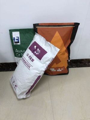 Méthode d'impression flex 25 kg Sacs en papier à fond pincé Accepter la capacité personnalisée
