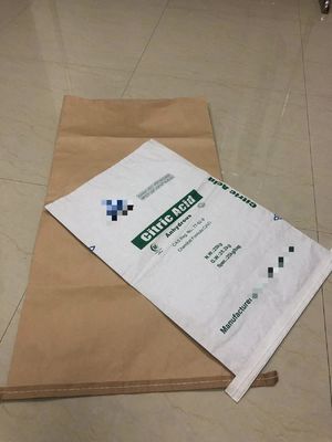 Aliments pour animaux/emballage additif Sacs en papier à coudre avec impression personnalisée