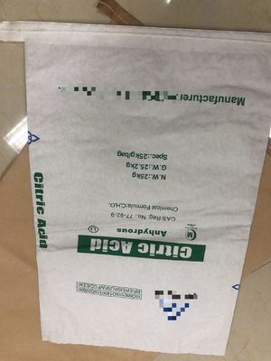 Sacs en papier multicouverts cousus sur mesure pour l'alimentation animale et les additifs