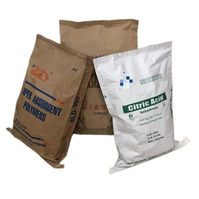 Sacs en papier multicouverts à bouche ouverte cousus respectueux de l'environnement