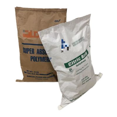 Matériaux de construction Emballage Sac en papier cousu à bouche ouverte à plusieurs parois avec commande sur mesure