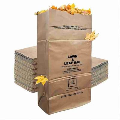 Sacs en papier pour revêtement de pelouse avec emballage personnalisé et capacité de poids lourd