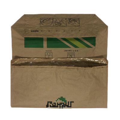 Sacs en papier industriel multi-murs à fond plat pour la maltodextrine avec logo personnalisé