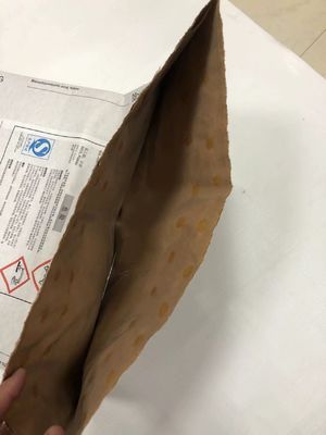 25 kg sacs en papier à parois multiples fond carré bouche ouverte pour les emballages chimiques