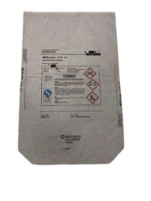 25 kg sacs en papier à parois multiples fond carré bouche ouverte pour les emballages chimiques