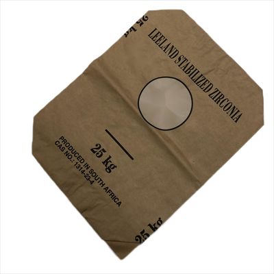 Sacs en papier à plusieurs parois à soupape collée avec une capacité de 10 kg à 50 kg fabriqués à partir de papier kraft multicouche de qualité alimentaire pour une résistance accrue à la déchirure