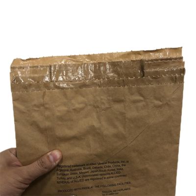 25 kg de sacs en papier Pbom bouche chaleur scellée pour l'emballage matériaux de construction et matériaux réfractaires