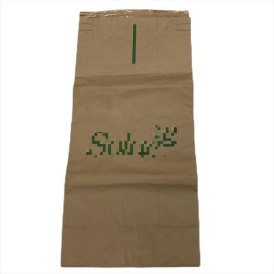 Sacs en papier à fond pincé pour additifs alimentaires thermiquement scellés et avec une bouche trapézoïdale