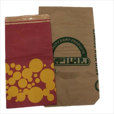 Sac de papier à joints thermiques personnalisé Sac de papier à parois multiples