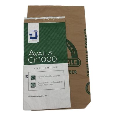 Sac de papier à joints thermiques personnalisé Sac de papier à parois multiples