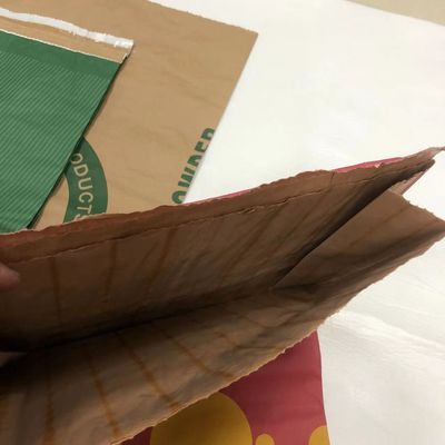 Sac de papier à joints thermiques personnalisé Sac de papier à parois multiples