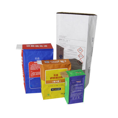 Fabricant de sacs de papier kraft industriels multicouches / sacs de 20 kg pour les produits à débit sec