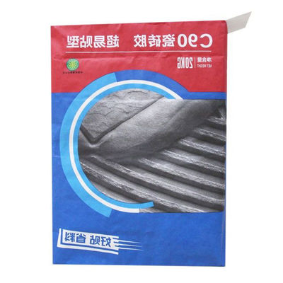 Sacs en papier à couches multiples ultra-soniques scellés à haute perméabilité à l'air collés avec une résistance accrue aux déchirures