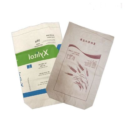 Produits alimentaires Sacs en papier étanches à la chaleur Emballage Lait en poudre Farine Additifs alimentaires