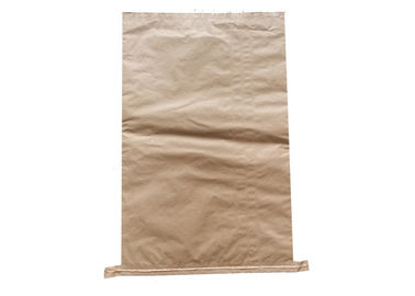 Imperméabilisez le remplissage à grande vitesse biodégradable cousu de bouche de sacs en papier ouverts de Multiwall