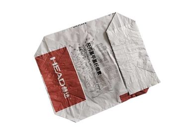 Sacs en papier 40kg résistant de Multiwall de valve collés par sac fait sur commande de valve de ciment