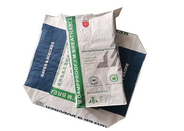 Sacs en papier de valve de 3 couches pour la taille adaptée aux besoins du client par gypse et imprimer la grande capacité