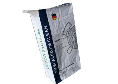 Imperméabilisez le sac de papier de empaquetage de ciment du fond de bloc carré de 3 de pli sacs en papier de Multiwall