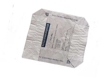 Le remplissage de grande vitesse a collé des sacs de valve Brown que blanc facile ouvrent des sacs en papier de fond plat