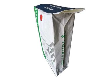 type multicouche de valve de sacs en papier de 25kg 30kg 50kg Papier d'emballage pour la poudre adhésive de mastic de mur de tuile